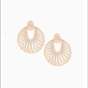 Didi Sunburst Earrings In Rose Gold